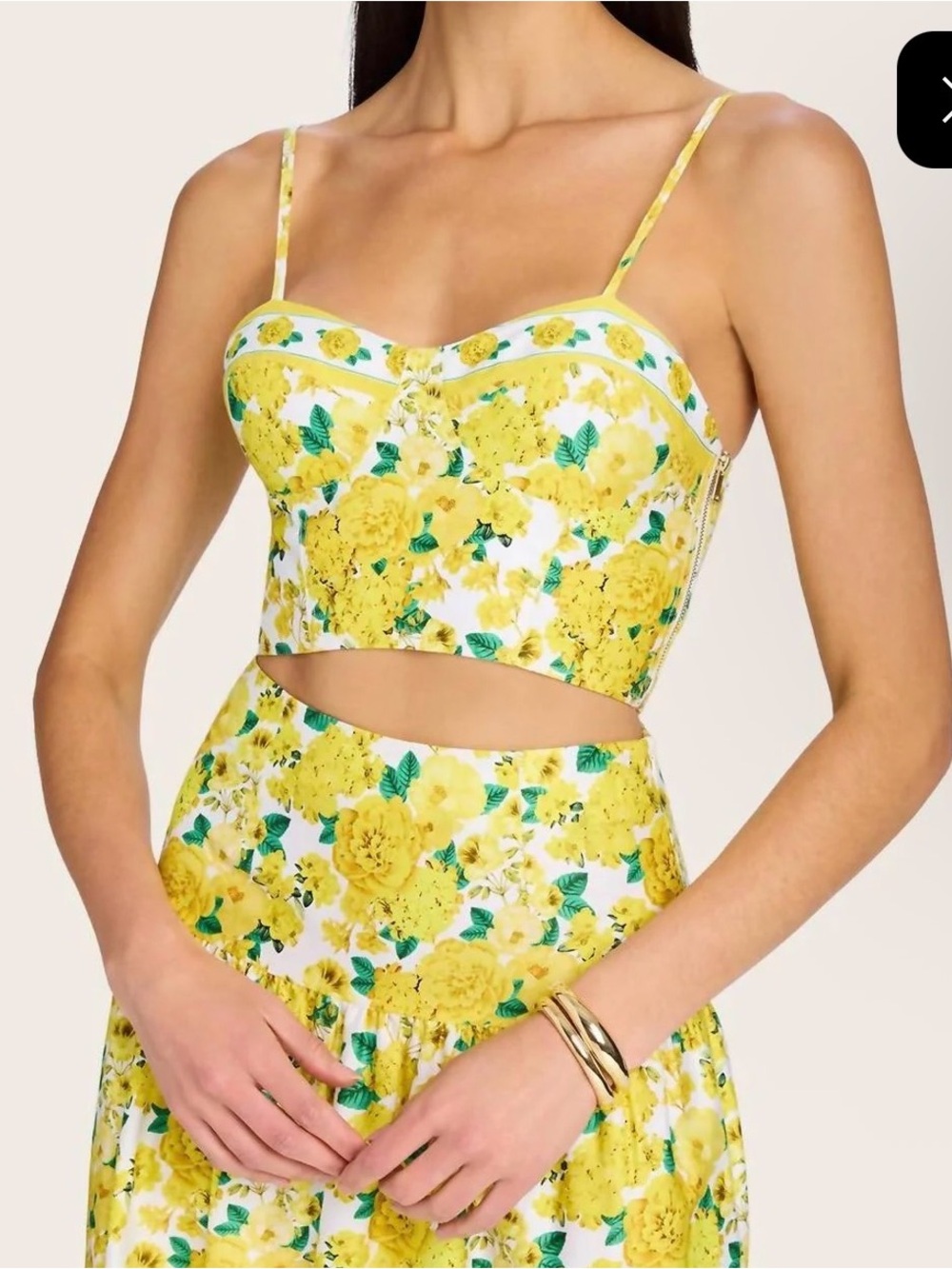 Generation Love Linda Floral Poplin Bra XL NWT